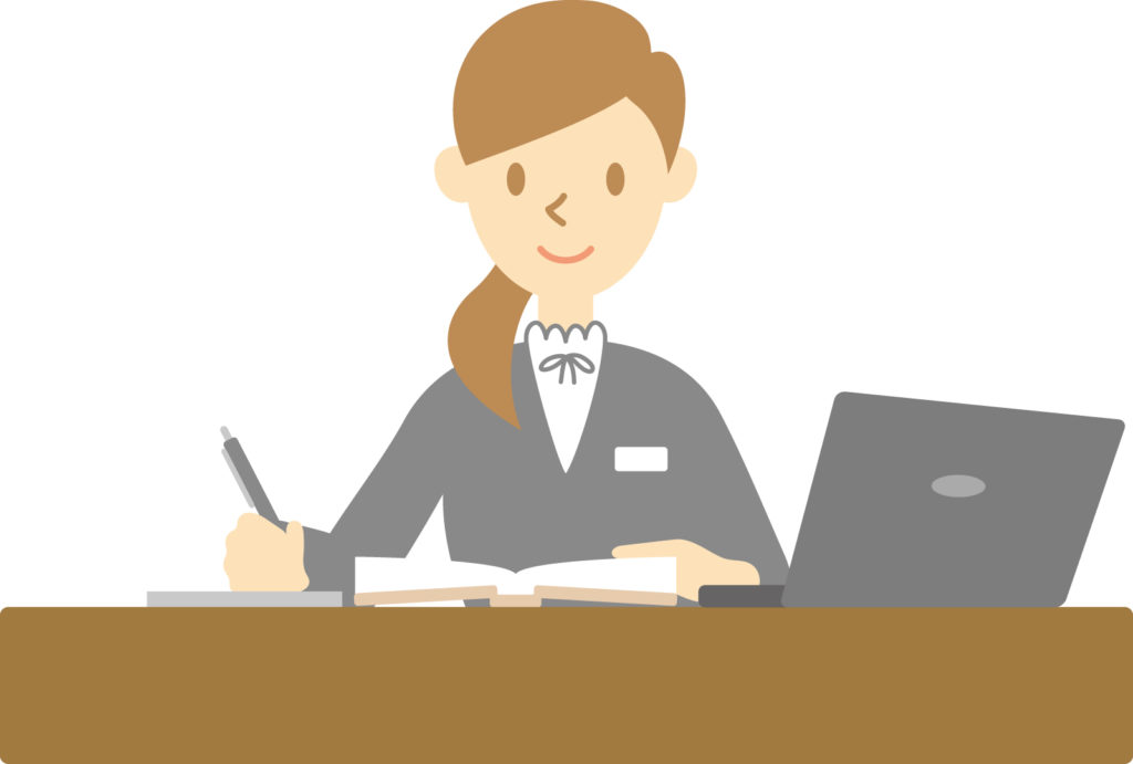 事務職イラスト